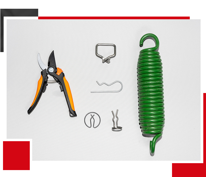 Sprężyny w ogrodnictwie